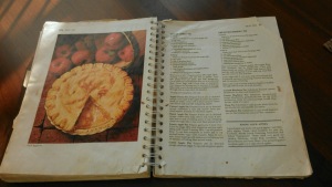 My mom's well loved, ripped, and beat-up cookbook